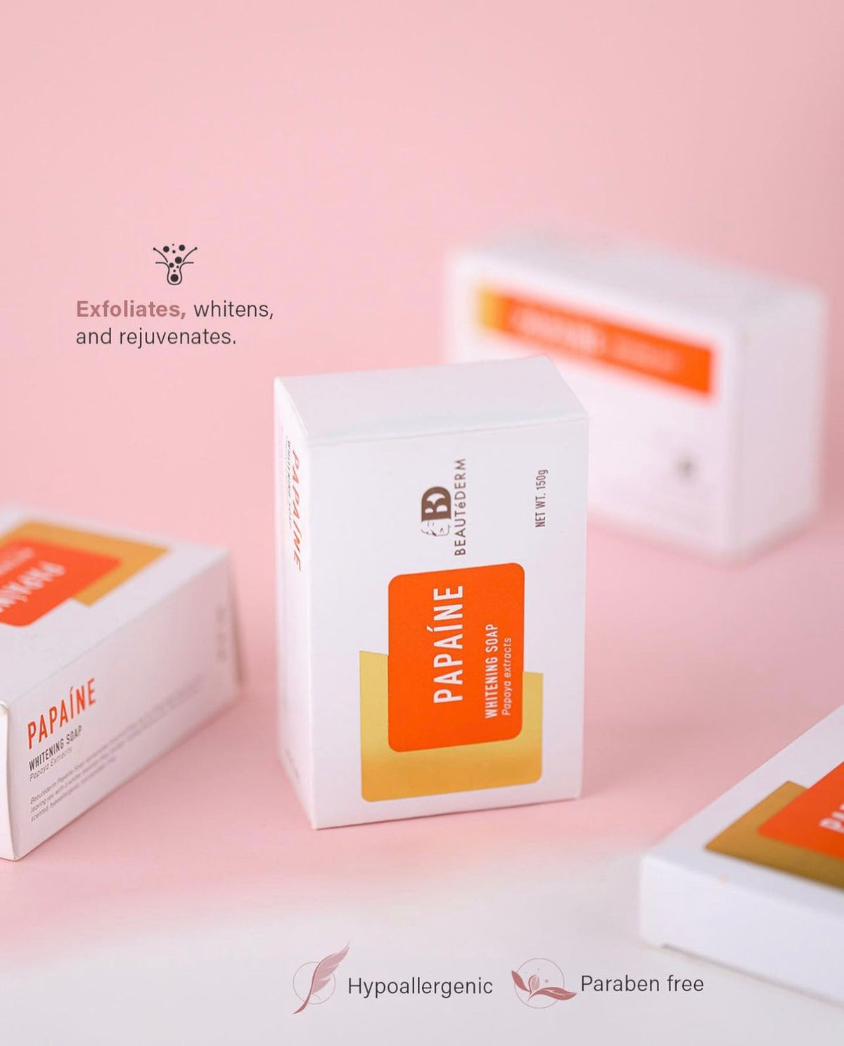 papaine whitening soap- beautederm Canada 